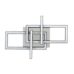 DL Talesia 42x28x7cm schwarz 24W2700lm warmweiss ^ Flector