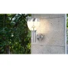 LED-Außenwandleuchte Nina mit Bewegungsmelder silber ^ Flector Garten Clearance