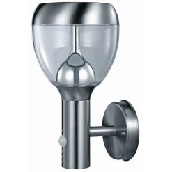 LED-Außenwandleuchte Nina mit Bewegungsmelder silber ^ Flector Garten Clearance