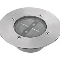 LED-Solar-Bodeneinbauleuchte rund ^ Flector Garten