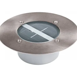 LED-Solar-Bodeneinbauleuchte rund ^ Flector Garten