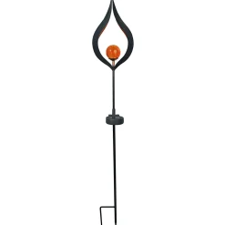 LED-Solar-Dekostick Glowing Eye schwarz/kupfer ^ Flector Garten Best