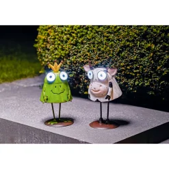 LED-Solar-Dekoleuchte Froschkönig Jorge grün ^ Flector Garten Sale