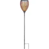 LED-Solar-Fackel Marokko inkl Kupfer-Gold-Effekt ^ Flector Garten Outlet