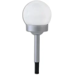 LED-Solar-Kugelleuchte weiß ^ Flector Garten Outlet