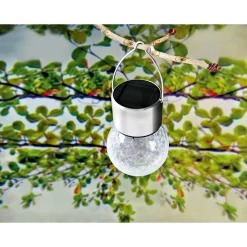 LED-Solar-Pendelleuchte mit Aufhängung warmweiß ^ Flector Garten Online