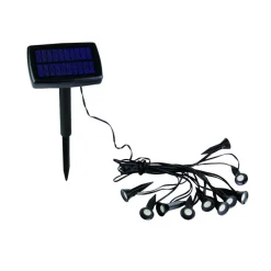 LED-Solar-Spotlichterkette inkl 10 Spots ^ Flector Garten Outlet
