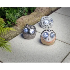 LED-Solartier Eule braun ^ Flector Garten Hot