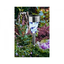 Solarleuchte Mosaikstick blau ^ Flector Garten Discount