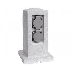 Steckdosen-Säule 2fach ^ Flector Garten Best