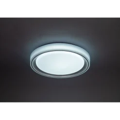 LED-Deckenleuchte Lunetta 24 Watt weiss/silber 3000-6500K ^ Flector