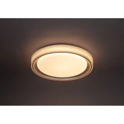 LED-Deckenleuchte Lunetta 24 Watt weiss/silber 3000-6500K ^ Flector