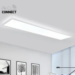 LED-Panel Smart Connect 120 x 30 cm weiß ^ Flector New