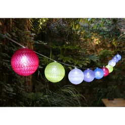 LED-Solar-Lichterkette Cotton inkl 10 Kugeln 200 cm ^ Flector Outlet