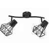 Spotserie Tabea 2-flg schwarz 28,5 x 18 x 18 cm ^ Flector Online