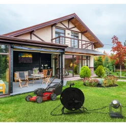Kabeltrommel 40 m IP44 4-fach Schuko ^ Flector Technik Online