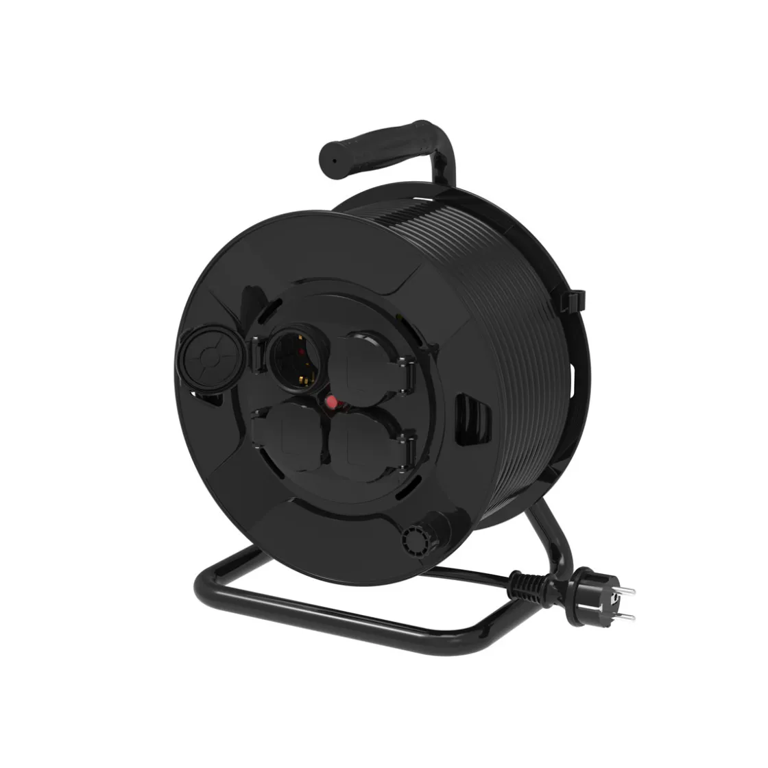 Kabeltrommel 25 m IP44 4-fach Schuko ^ Flector Technik Sale