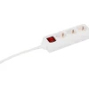 Tischsteckdose 3-fach weiß ^ Flector Technik Discount