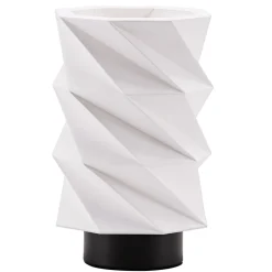 Tischleuchte Rumba H 26 Durchmesser 15 cm weiss E27 ^ Flector Online