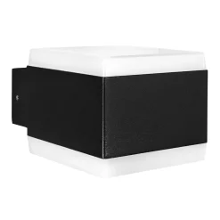Wandaußenleuchte Cubo anthrazit warmweiß 12W ^ Flector Hot