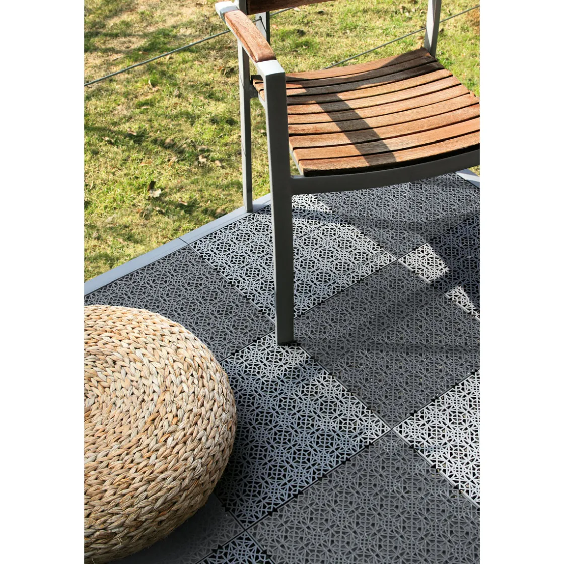 Fliese Terra Sol dunkelgrau 38x38cm 7St. ^