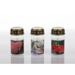 Flower Power LED Outdoor Grablampe mit Dorn TUMBA WHITE 7 x 13 cm Kunststoff ^ New