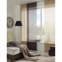 Fl.-Vorh. Entry braun 60x245 cm ^ Gardinia Hot