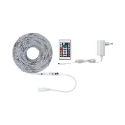 FN SimpLED Strip Set 5m Motion RGB 10W230/12V DC Weiss Kunststoff ^ Paulmann Online