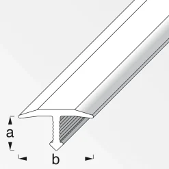 Fugenabdeckprofil 14 mm 1m silber ^ Fundamo Outlet