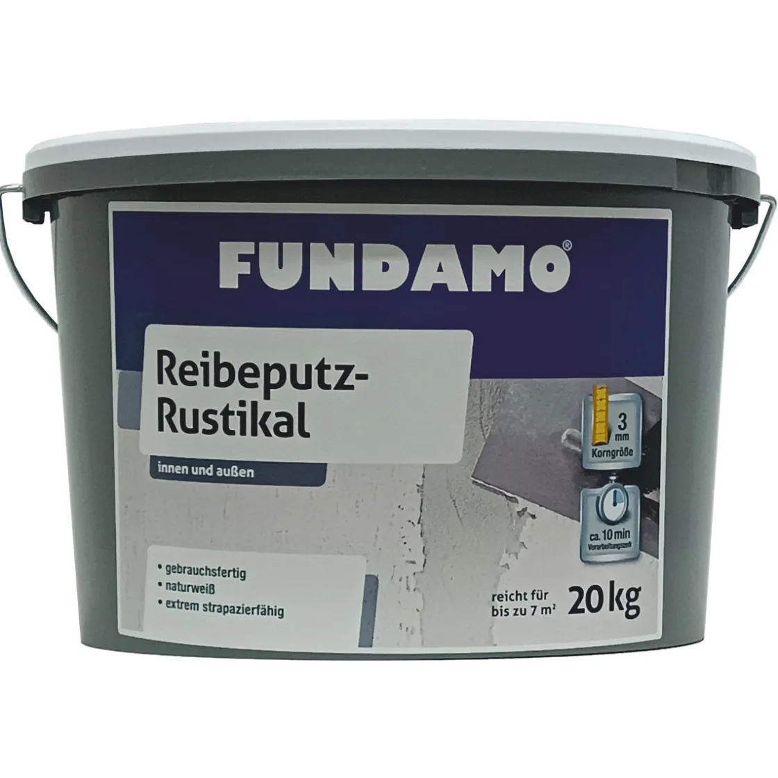 Rustikalputz 3 mm 20 kg ^ Fundamo Hot