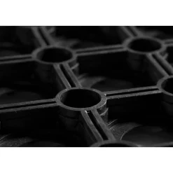 Fussmatte Gummiring 80x120cm offenschwarz ^ New