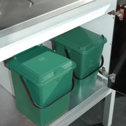 Abfalleimer für Bio-Müll 10 L grün ^ Garantia Outlet