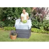Hochbeet ERGO QUADRO TurboPlus M 85 Wood ^ Garantia