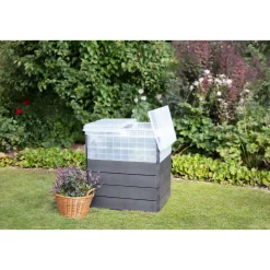 Hochbeet ERGO QUADRO TurboPlus M 85 Wood ^ Garantia