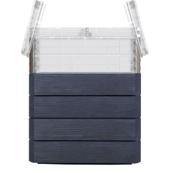 Hochbeet ERGO QUADRO TurboPlus M 85 Wood ^ Garantia