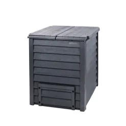 Komposter Thermo Wood 400 L anthrazit-braun ^ Garantia Outlet