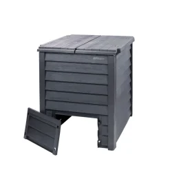 Komposter Thermo Wood 400 L anthrazit-braun ^ Garantia Outlet