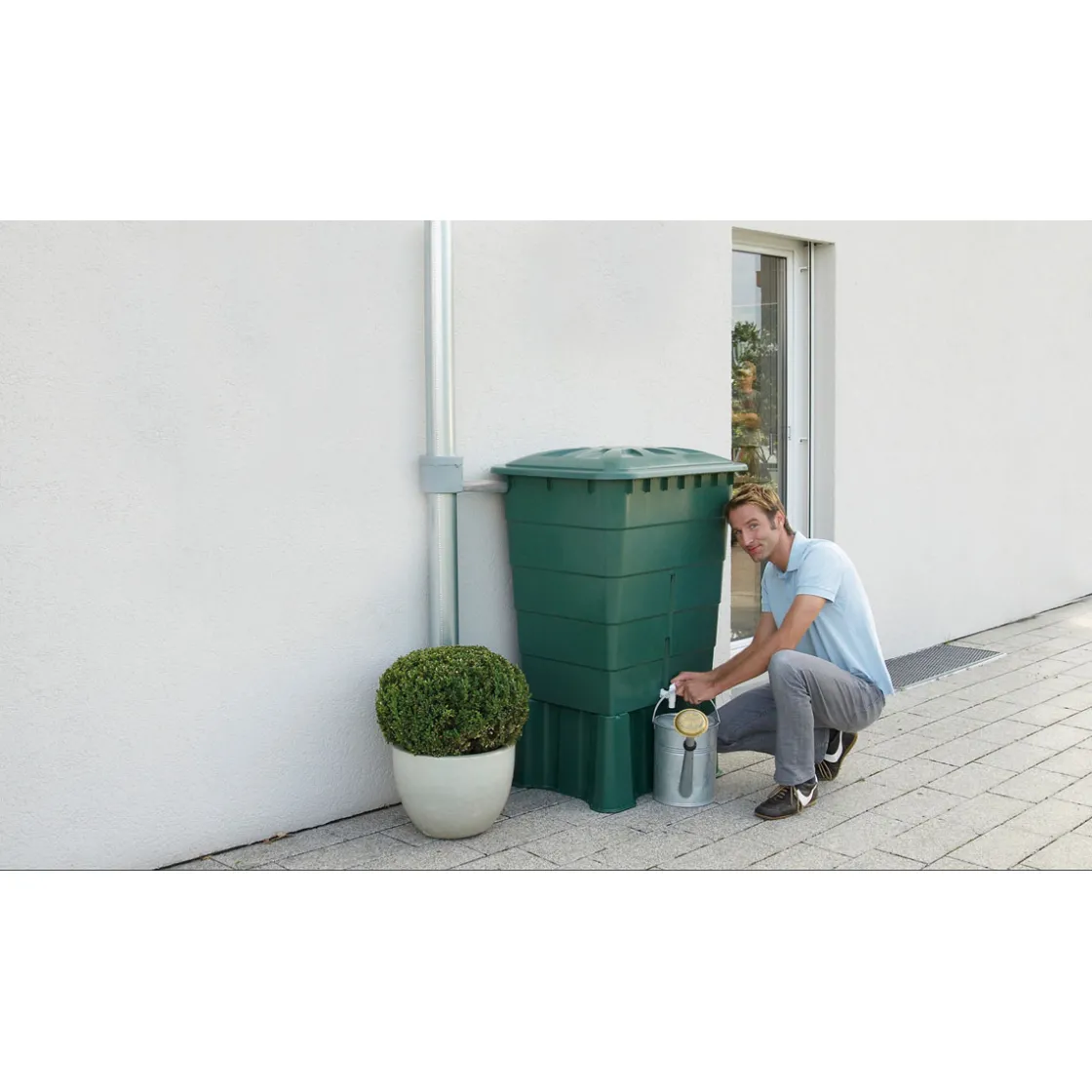 Regentonne eckig 300 L ^ Garantia Clearance