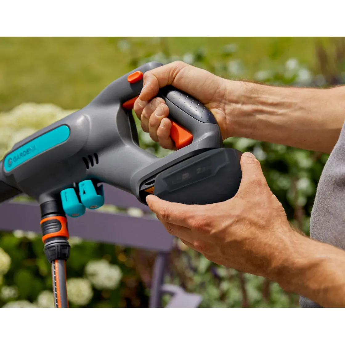 Akku-Mitteldruckreiniger AquaClean 24/18 V P4A Solo ^ Gardena Discount