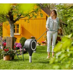 Gartenschlauchbox RollUp S m weiß ^ Gardena