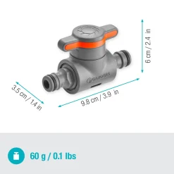 Kupplung mit Regulierventil ^ Gardena Outlet