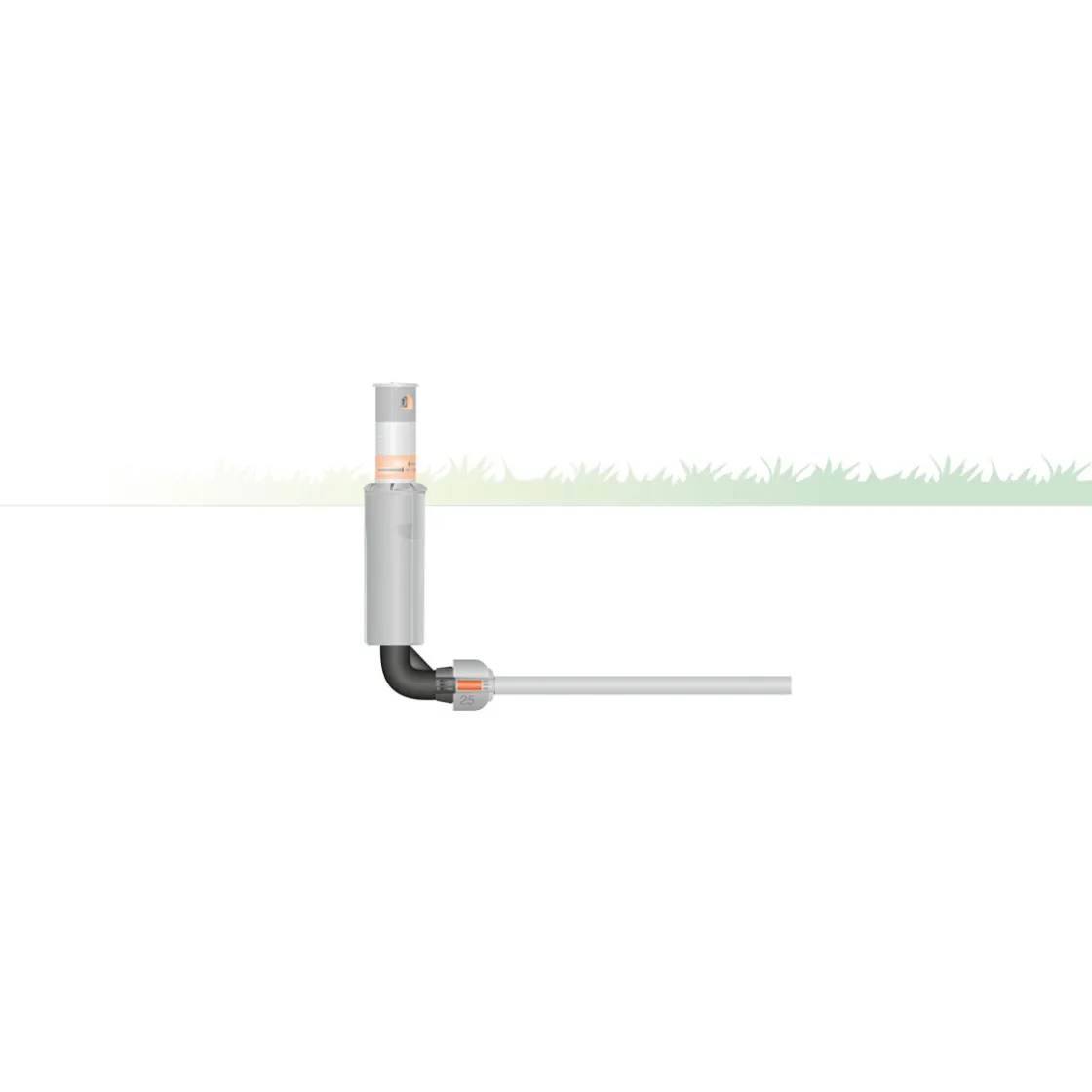 L-Stück 25 mm 3/4 Zoll ^ Gardena Discount