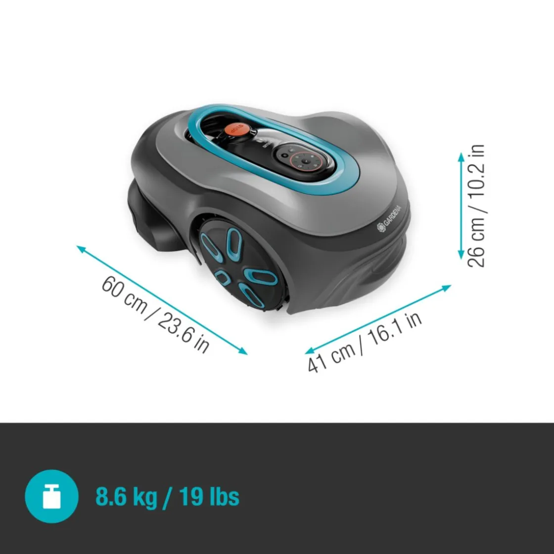 Mähroboter smart SILENO pro 600 m² ^ Gardena