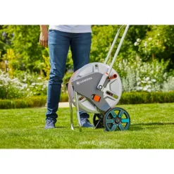 Schlauchwagen AquaRoll M Metall ^ Gardena Clearance
