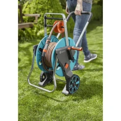 Schlauchwagen-Set AquaRoll M Easy mit Schlauch ^ Gardena