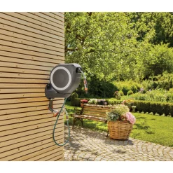 Wandschlauchbox RollUp S 15m schwarz ^ Gardena Sale