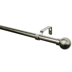 Gardinenstange Kugel Dm 16/19mmMetall ausziehbar 190-360cm ^ Gardinia