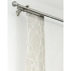 Gardinenstange Chicago mit Innenlauf Durchmesser 16 mm 200 cm Edelstahl-Optik ^ Gardinia Best