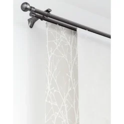 Gardinenstange Chicago mit Innenlauf Durchmesser 16 mm 120 cm titan ^ Gardinia Sale