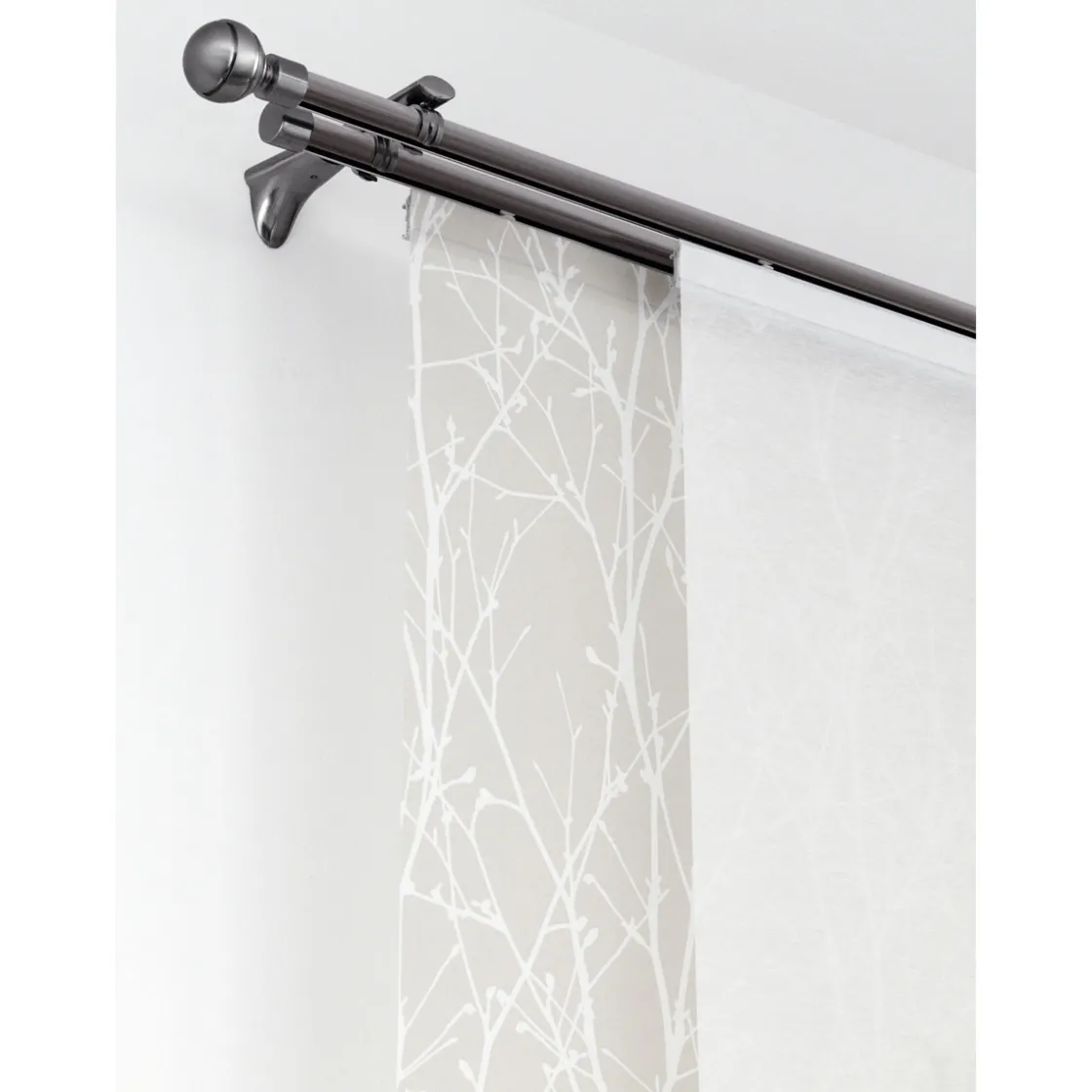 Gardinenstange Chicago mit Innenlauf Durchmesser 16 mm 120 cm titan ^ Gardinia Sale